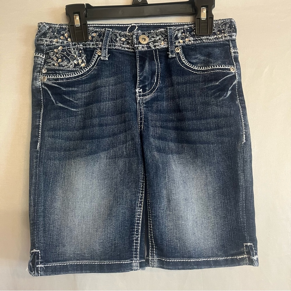 Revolution By Revolt Jean Shorts Rhinestone embellished Size 10 teens
